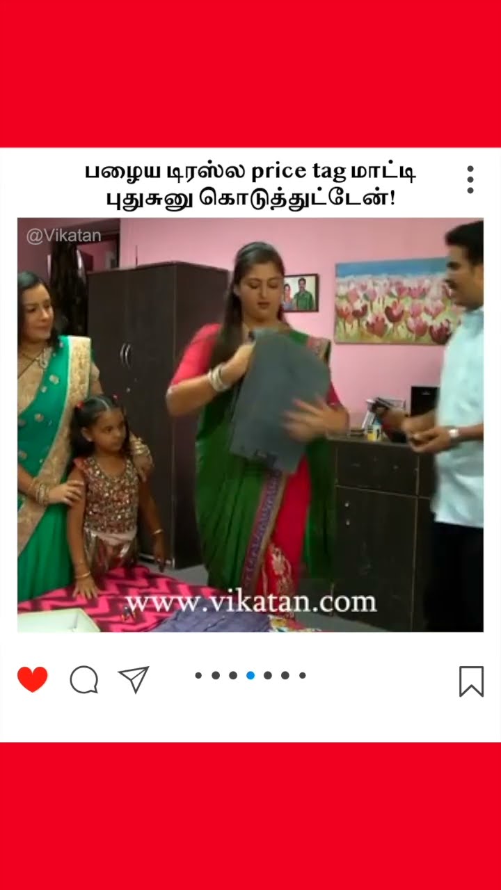 Deivamagal | பழைய டிரஸ்ல price tag மாட்டி புதுசுனு கொடுத்துட்டேன்! | தெய்வமகள்